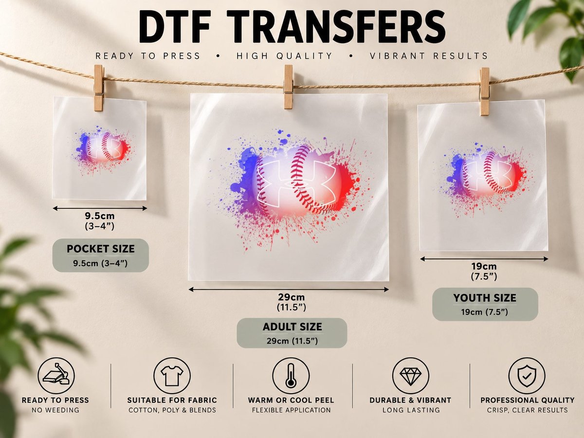 Baseball Under Armour, Glove and Cap, Coach Life, Game Day DTF Transfer Iron On