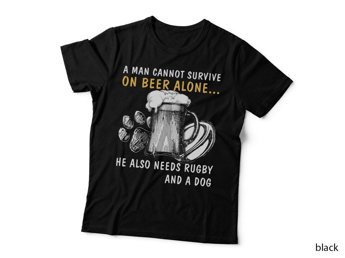Beer Rugby and Dog Shirt, Hoppy Vibes, Pint and Foam, Ipa Mood, Gift T-Shirt