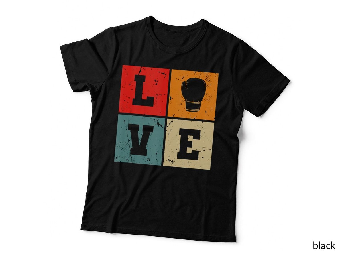 Boxing LOVE - Martial Arts Boxing Fighter Kickboxing Boxing T-Shirt