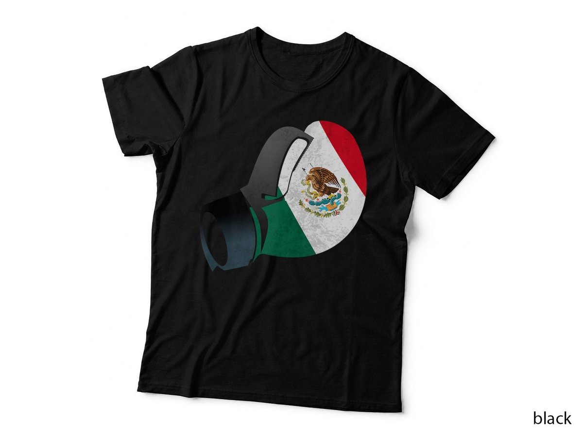 Boxing Mexico W Mexican Flag T-Shirt
