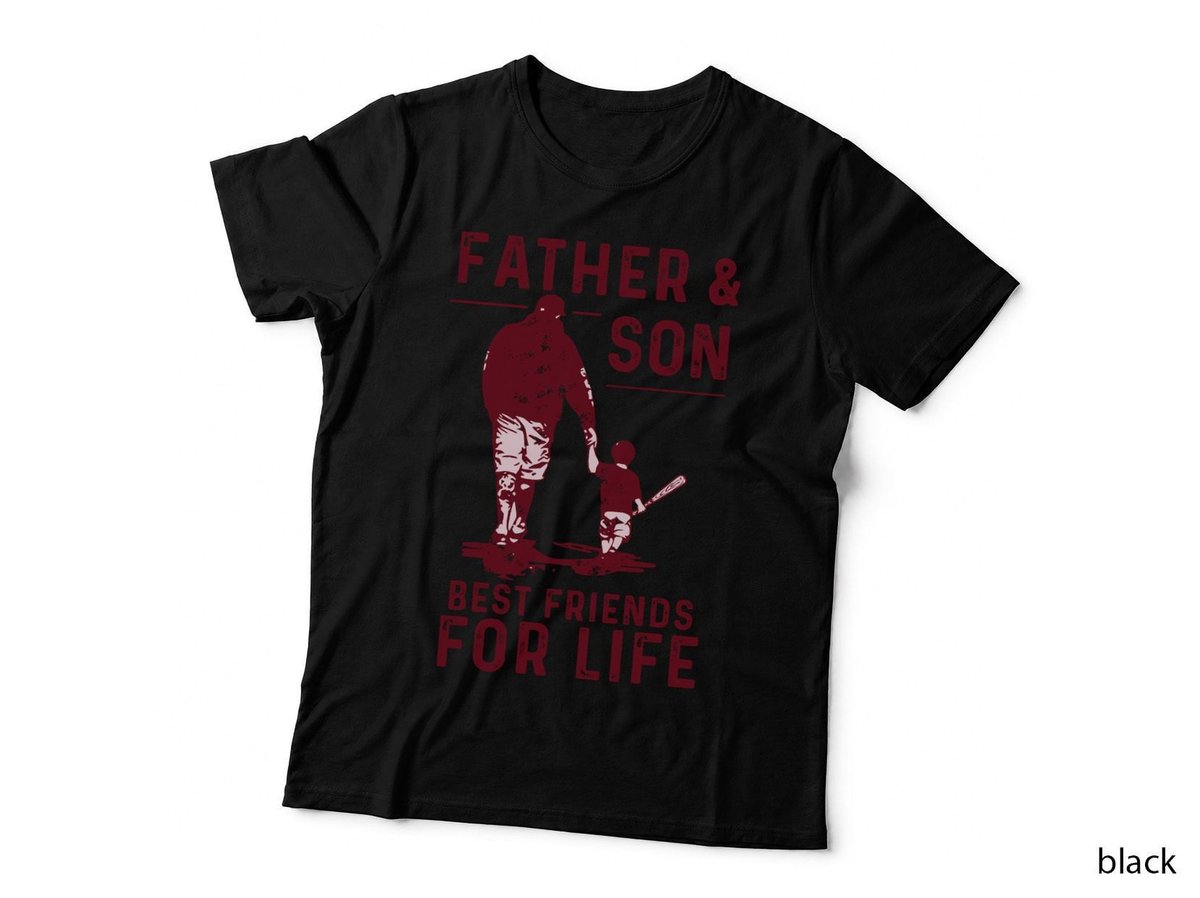 Father and Son Best Friends for Life Baseball Design Shirt, Baseball Lover