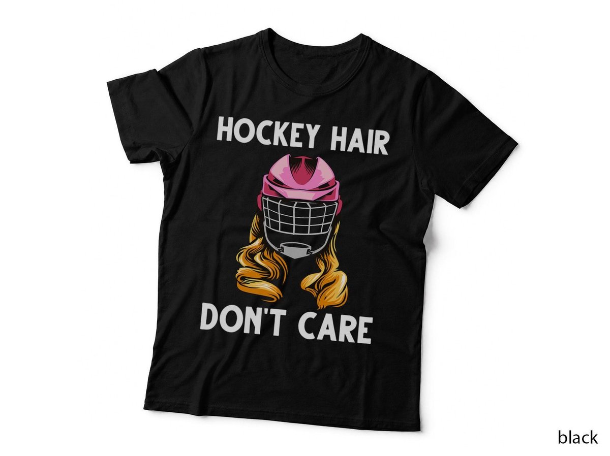 Funny Ice Hockey for Girls Women Hockey Sport Player Helmet T-Shirt