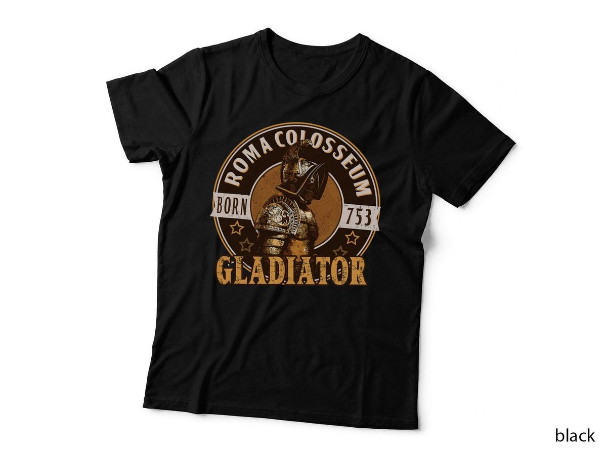 Gladiators Ancient Rome Gladiator SPQR Professional Fighter T-Shirt