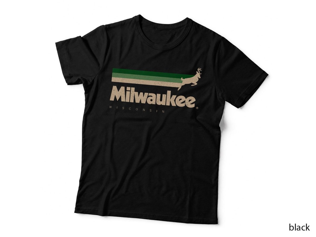 Green Milwaukee Basketball B-Ball City Wisconsin Milwaukee T-Shirt