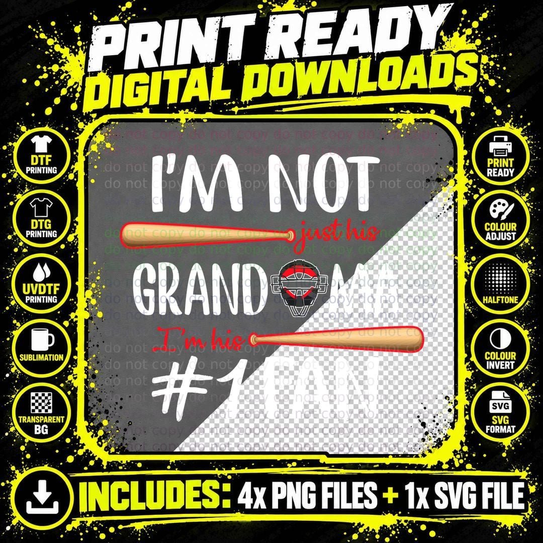 I M His Number One Fan Shirt, Softball Vibes, Coach Life Png SVG Digital Bundle