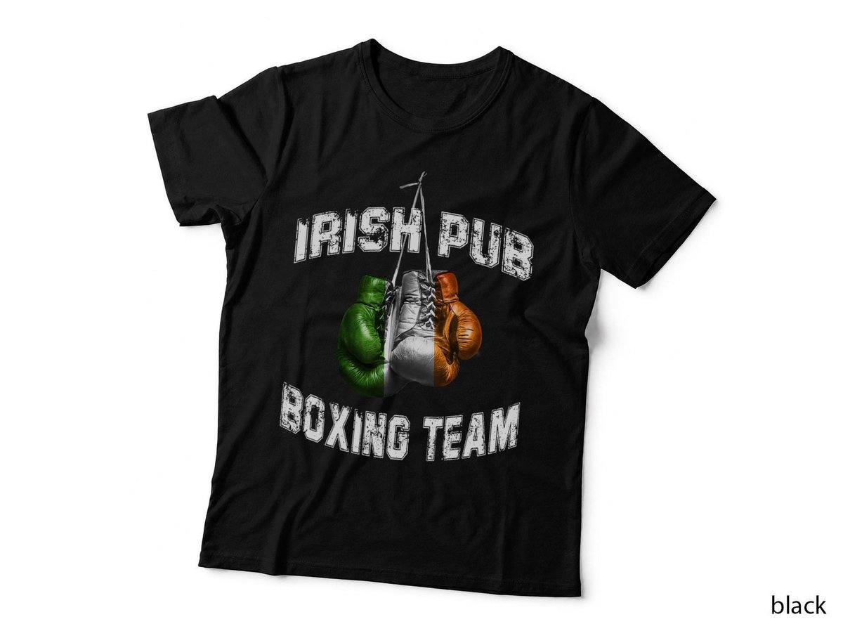 Irish Boxing Funny Ireland Flag - Irish Pub Tshirt T-Shirt