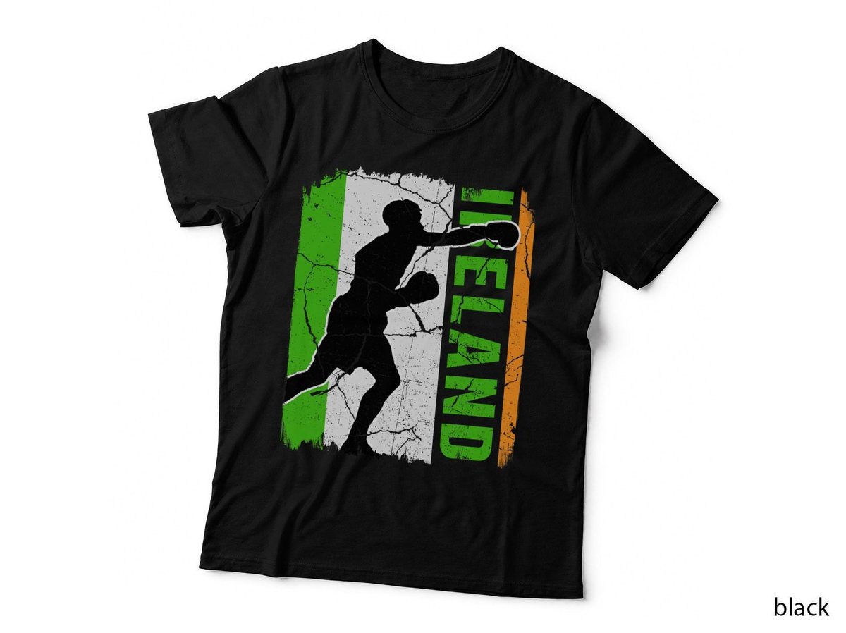 Irish Boxing Team Ireland Flag Boxing Gloves T-Shirt