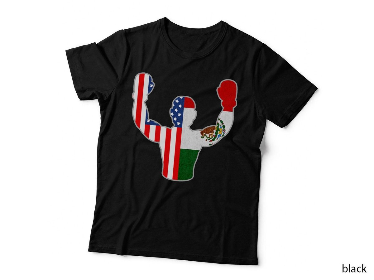 Mexican American Boxing Gloves T-Shirt