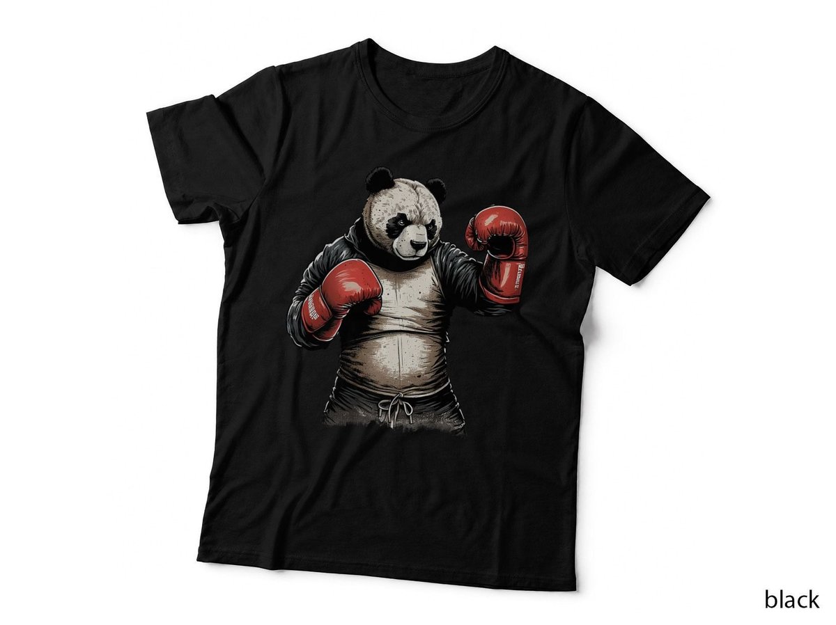 Panda Boxing Panda Boxer Workout Fitness Panda Lover Premium T-Shirt