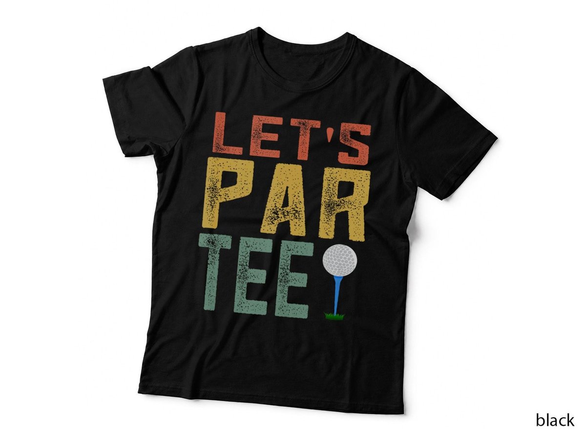 Partee Par Tee Let's Funny Golf Pun Retro Let's Partee Tank Top