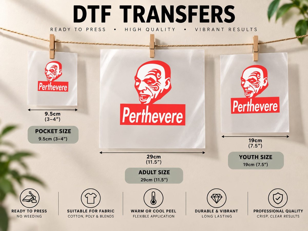 Pervere, Thupreme Boxing Lisp DTF Transfer Iron On