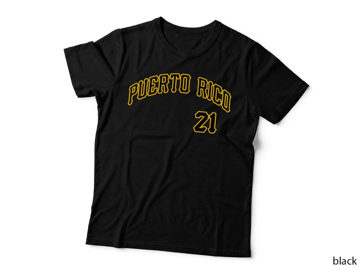 Puerto Rico 21 Boricua Baseball Santurce Beisbol Souvenir T-Shirt