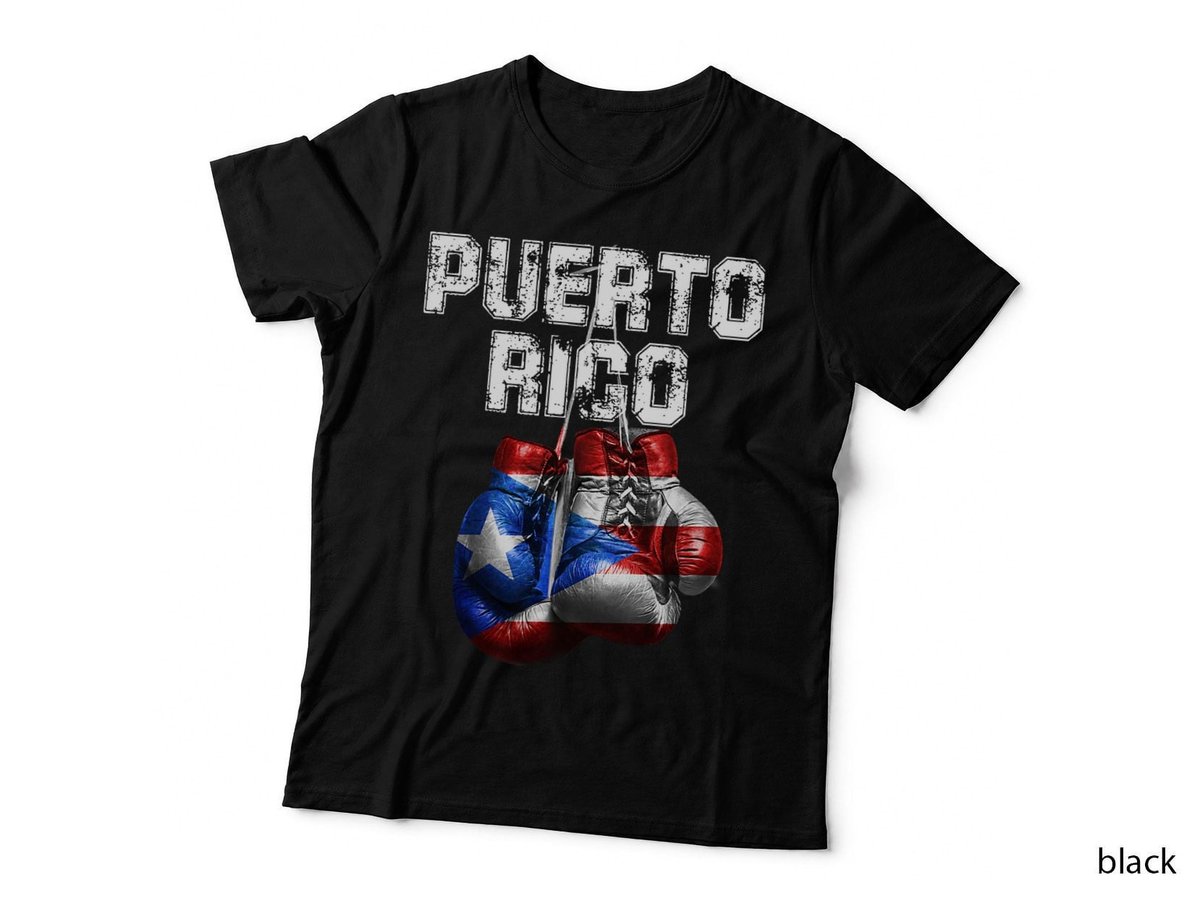 Puerto Rico Pride - Vintage Boxing Gloves T-Shirt