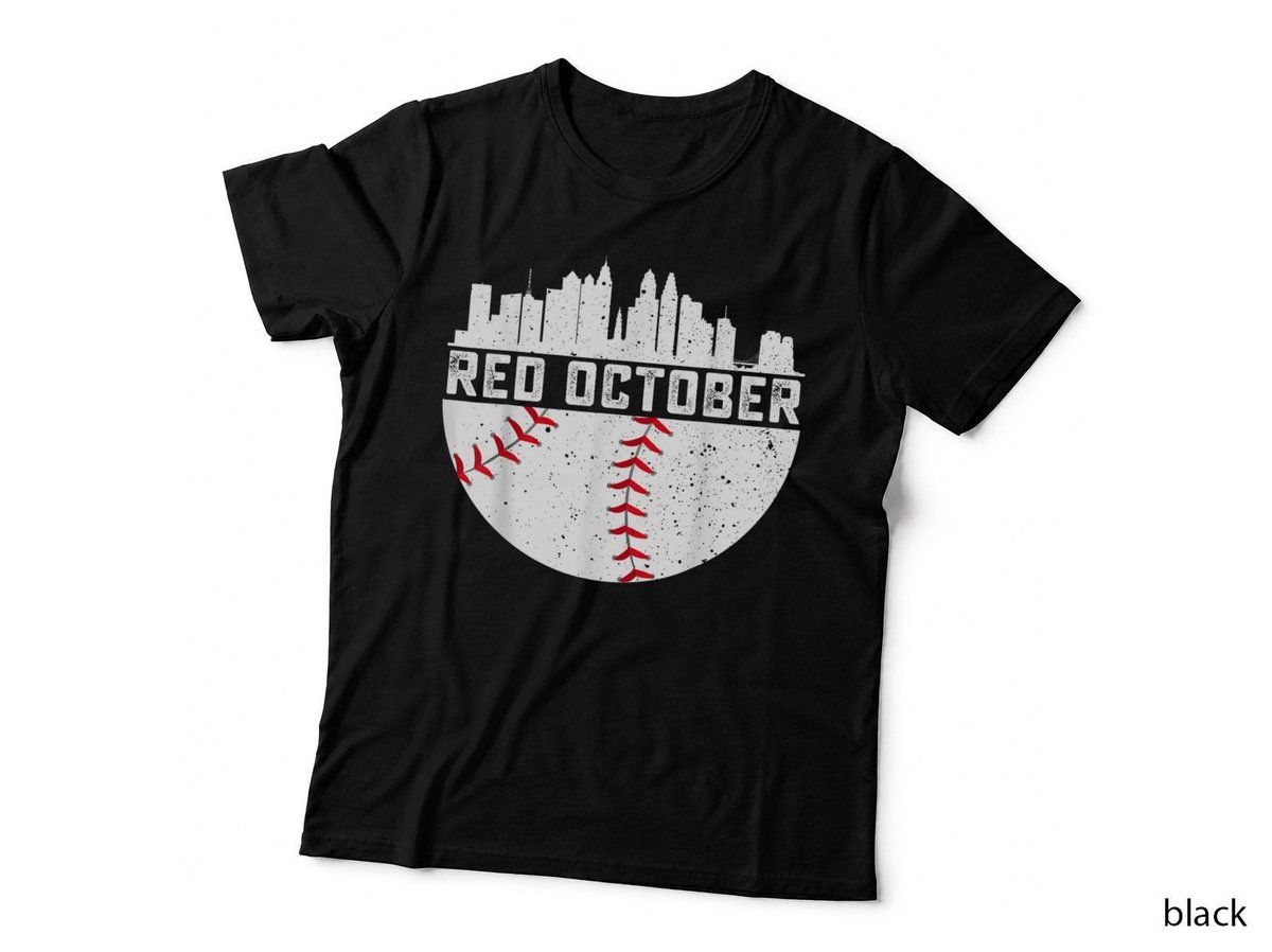 Red October Philly Philadelphia Baseball Fan Support T-Shirt