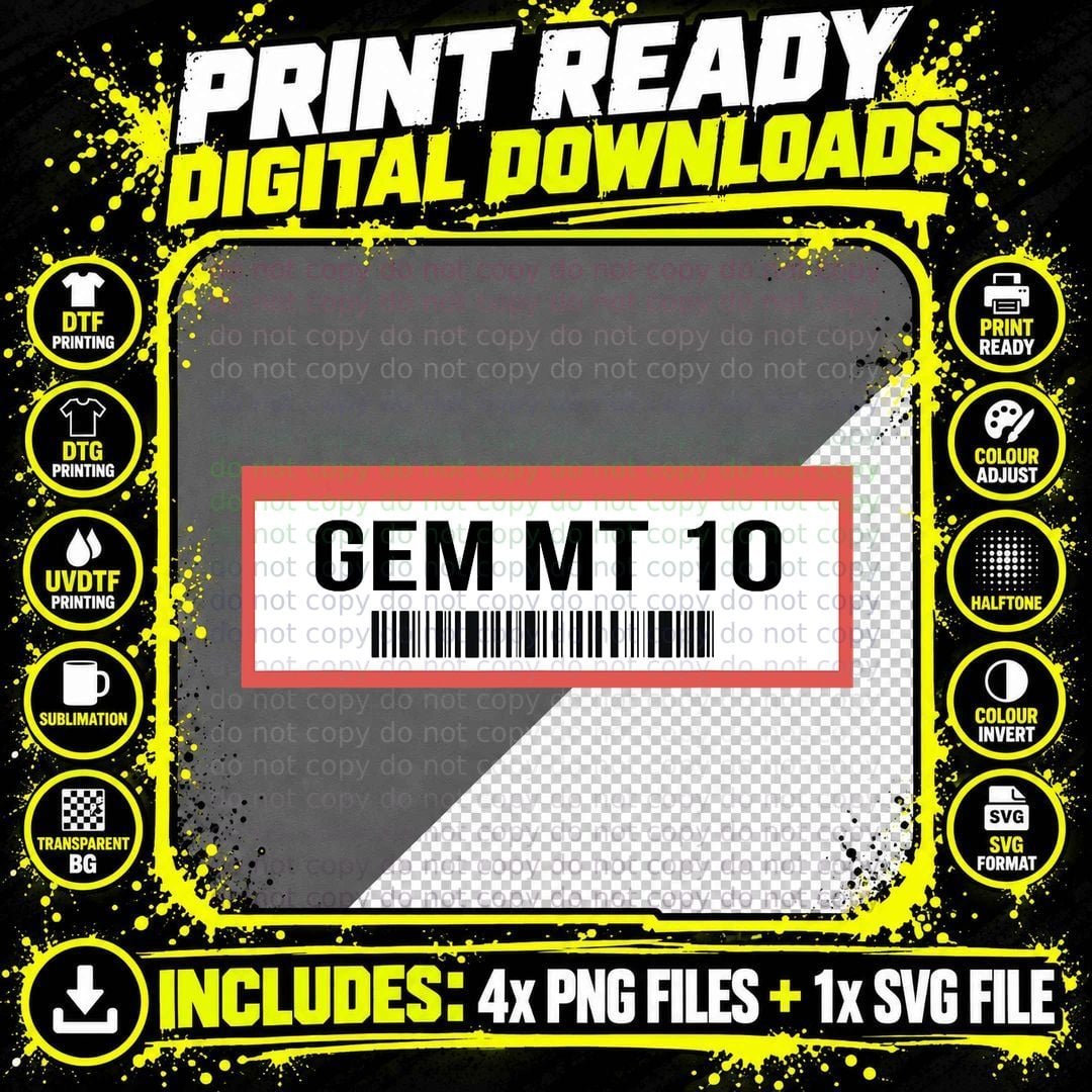 Sports Basketball Baseball Football Hockey Card Png SVG Digital Bundle