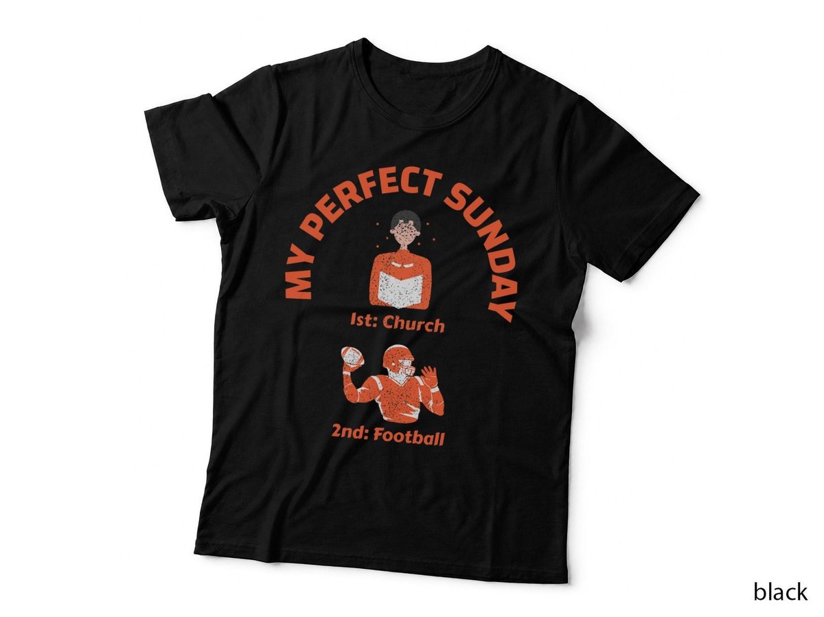 Sundays Are for Church and Football Vintage Sunday Football T-Shirt