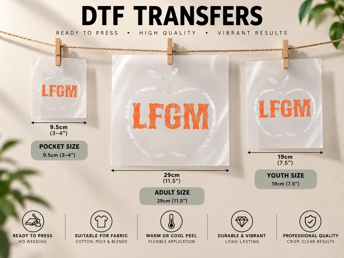 The LFGM - Baseball DTF Transfer Iron On