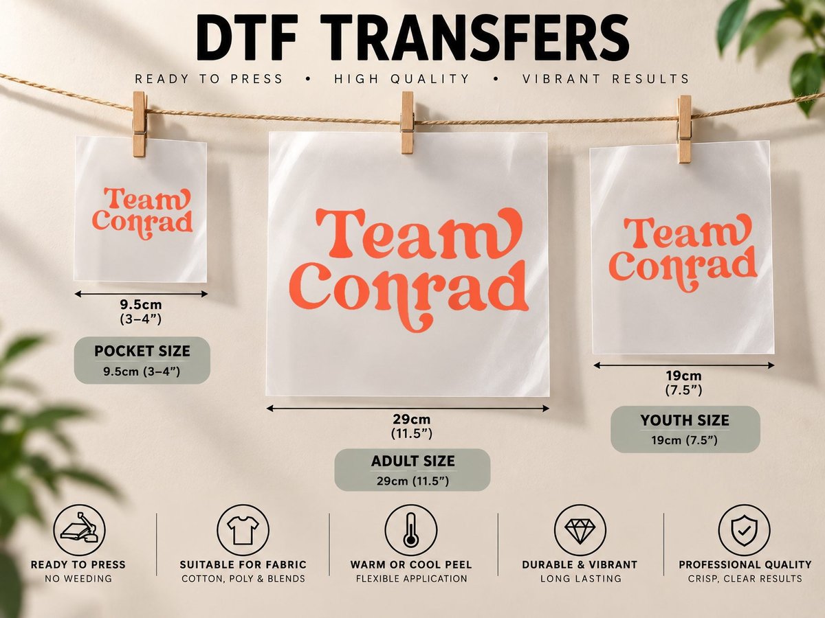 The Summer I Turned Pretty - Team Conrad DTF Transfer Iron On