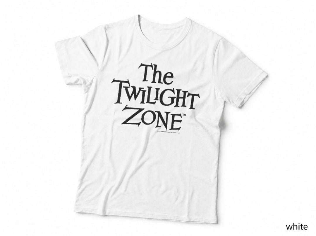 The Twilight Zone Simple Black Title Text T-Shirt