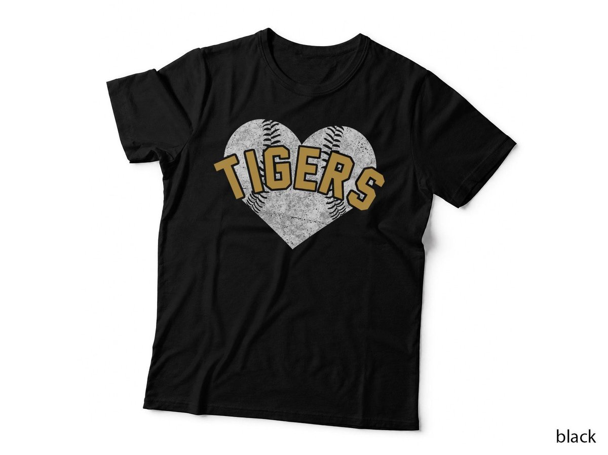 Tigers Baseball Softball High School Team Mascot Mom T-Shirt