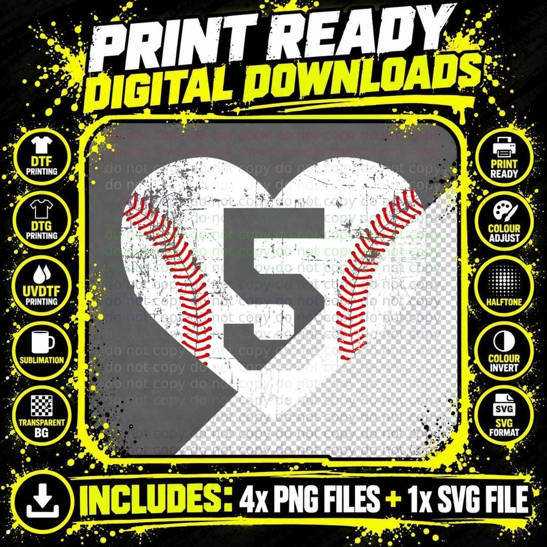 Vintage Baseball 5 Jersey Number T-Shirt Png SVG Digital Bundle
