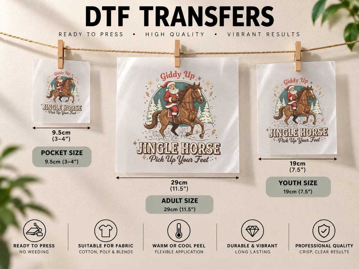 Believe Keep the Magic Secret Christmas, Funny Xmas DTF Transfer Iron On