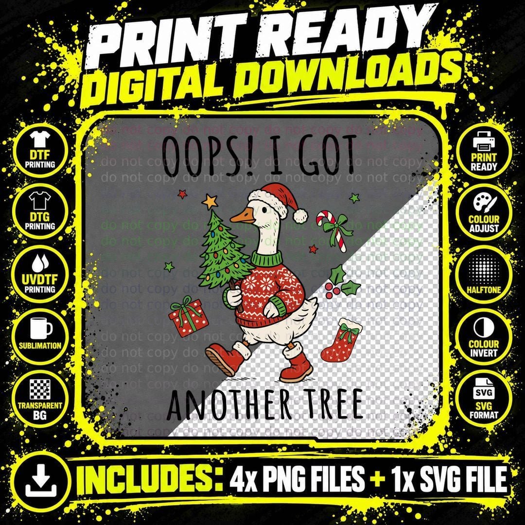 Black Background Empty Christmas T-Shirt Png SVG Digital Bundle