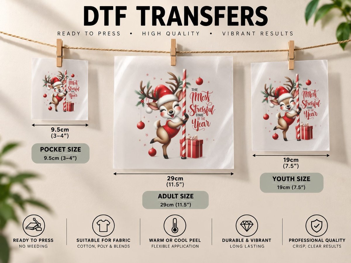 Cat Festive Holiday Hat Christmas, Funny Xmas Graphic DTF Transfer Iron On