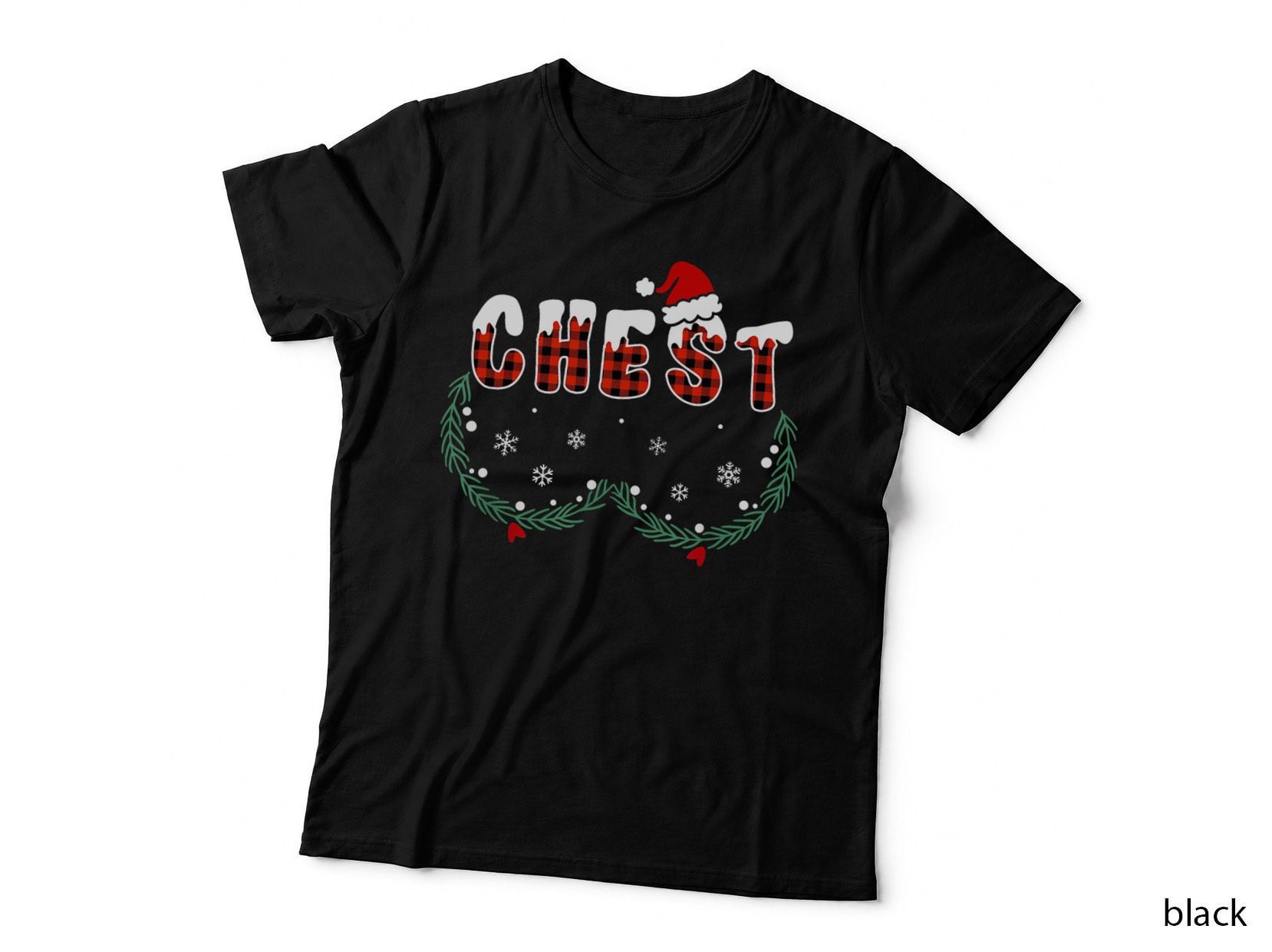 Chest Nuts Funny Christmas Couple Matching Pajamas Chestnuts T-Shirt