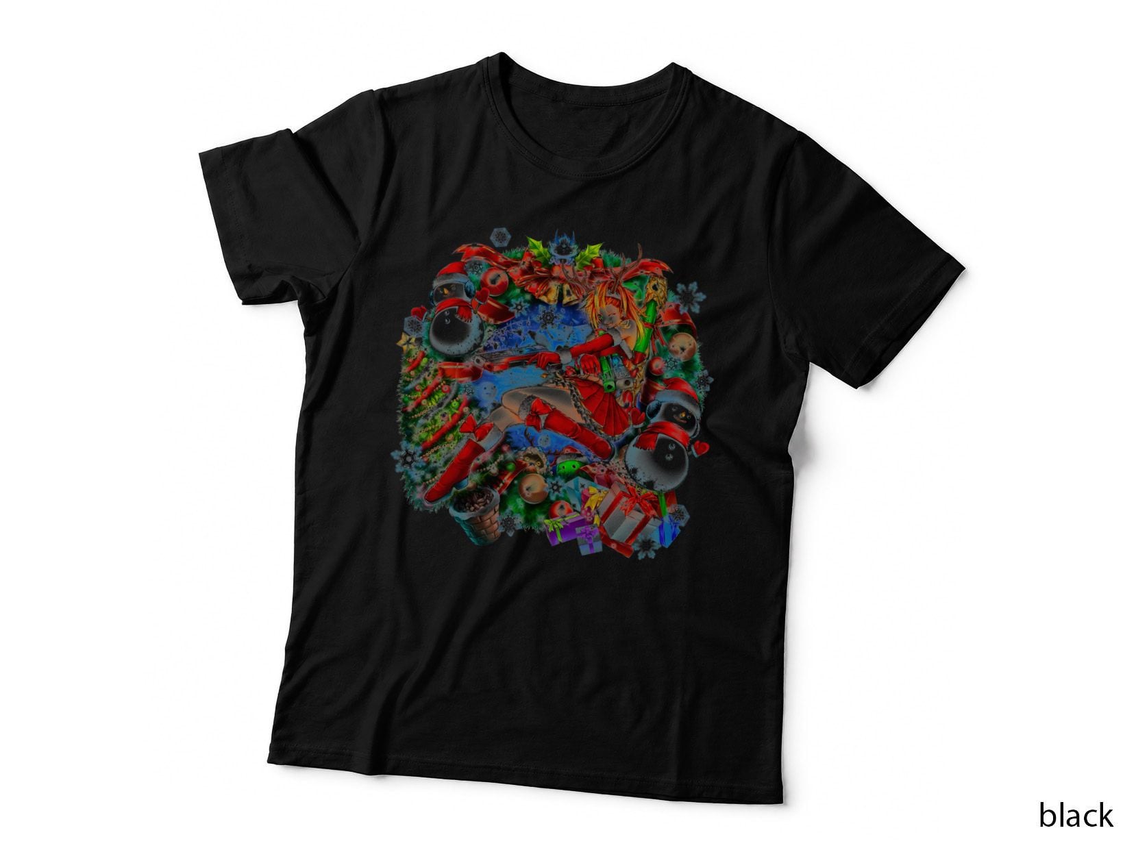 Christmas Holiday Anime Festive T-Shirt