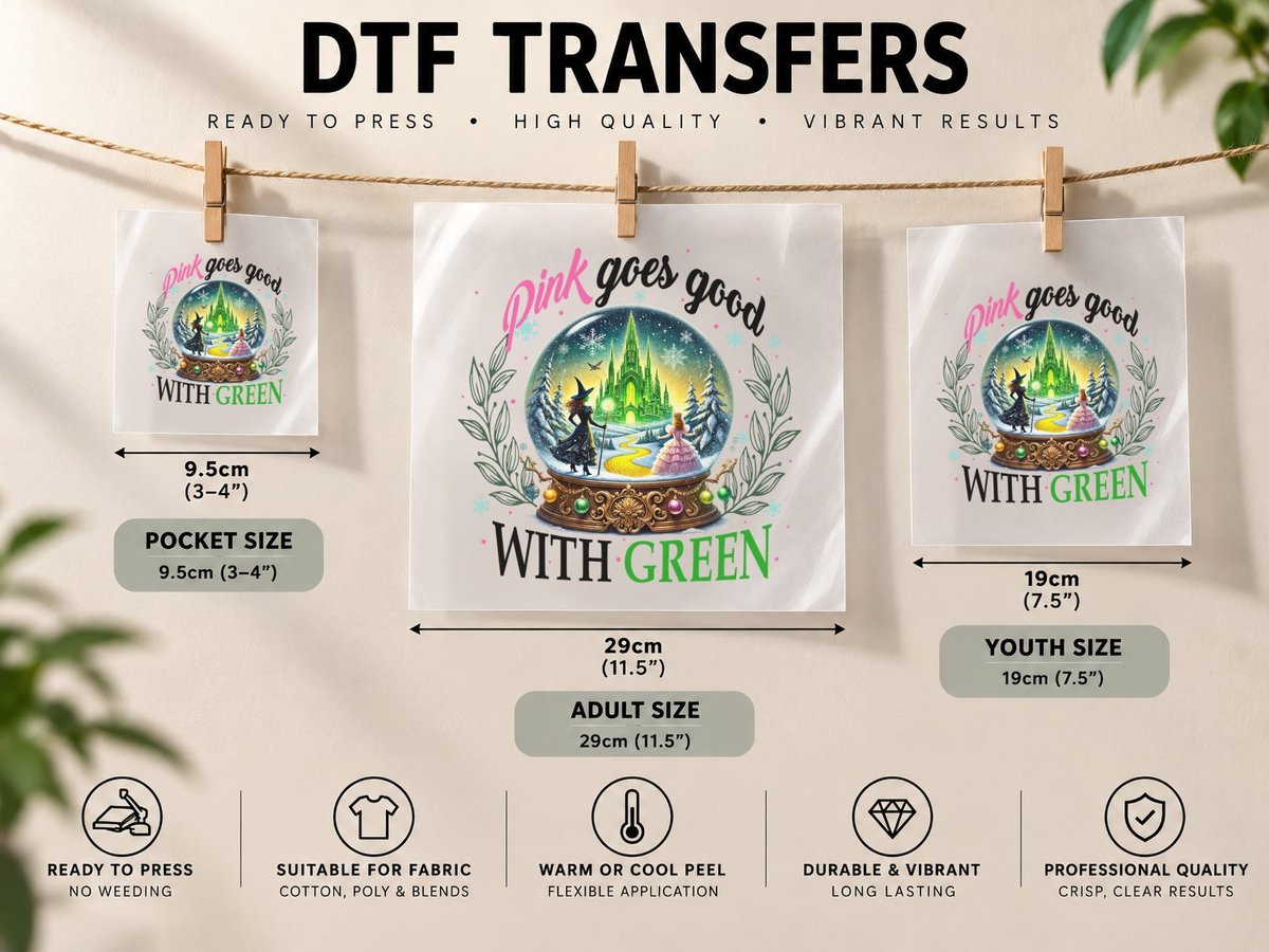Christmas Snowglobe, Winter Wonderland Print DTF Transfer Iron On