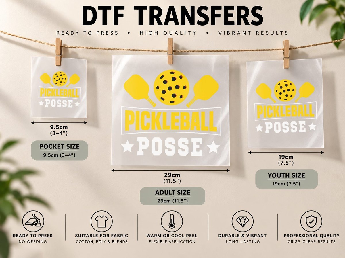 Cool Playing Pickleball Paddle Pun Lover Player Men Women DTF Transfer Iron On