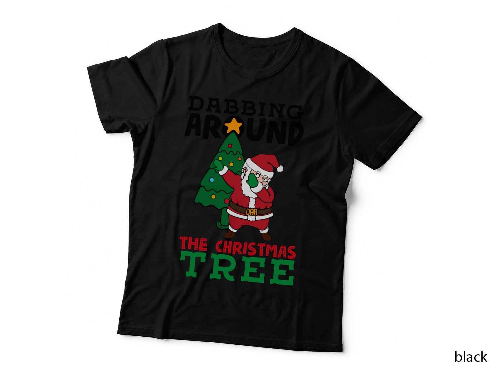 Dabbing Around the Christmas Tree T-Shirt