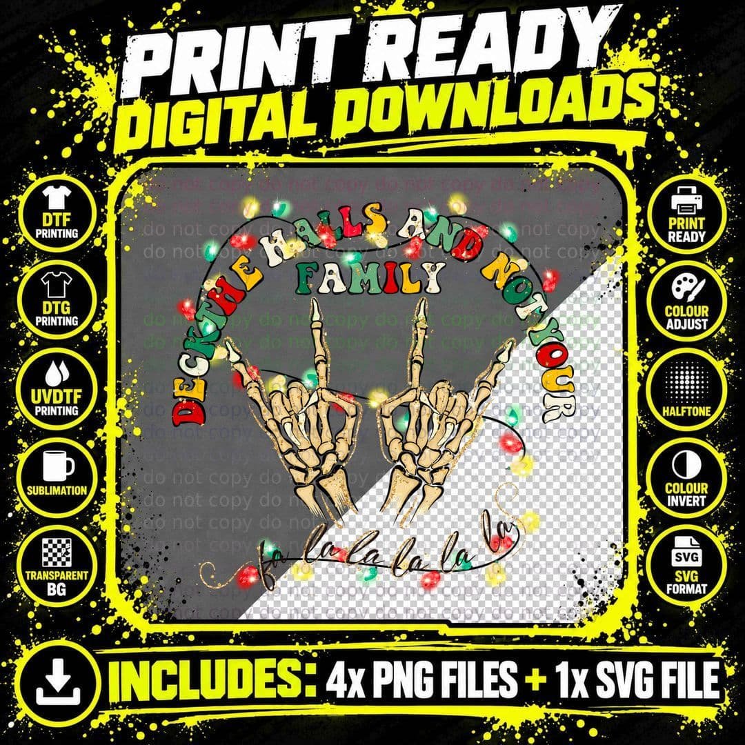 Dickens Family Jingle Bells Christmas T-Shirt Png SVG Digital Bundle
