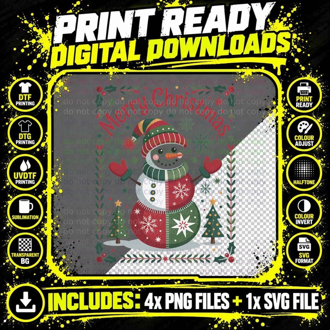 Don't Get Your Tinsel in a Tangle Christmas T-Shirt Png SVG Digital Bundle