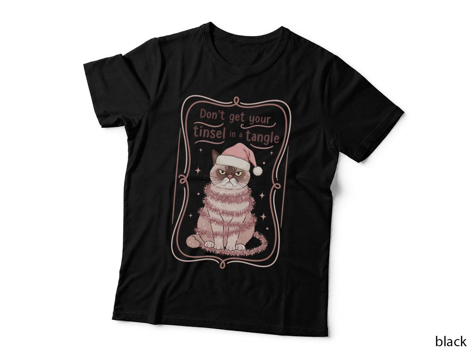 Don't Get Your Tinsel in a Tangle Heartbeat T-Shirt