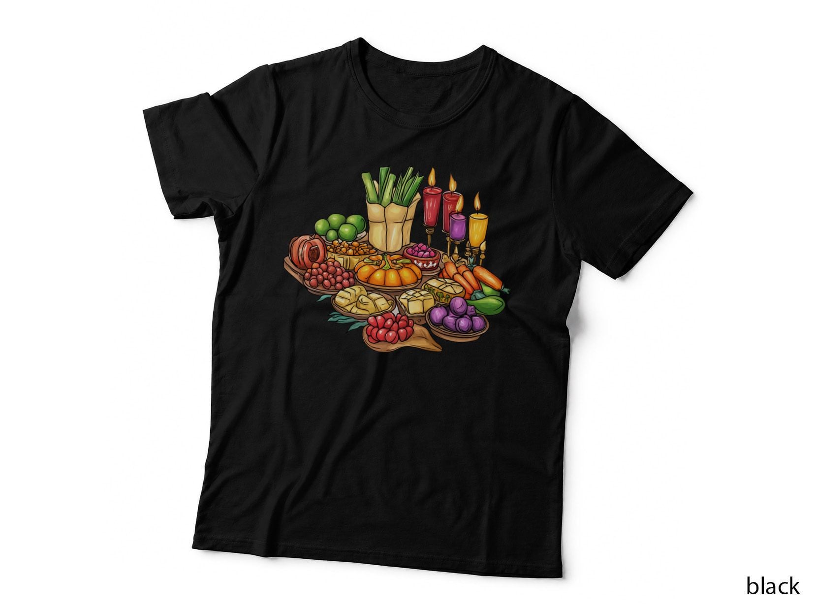 Festive Harvest Display Kwanzaa T-Shirt, Kwanzaa Graphic Tee, Kwanzaa Gift Shirt