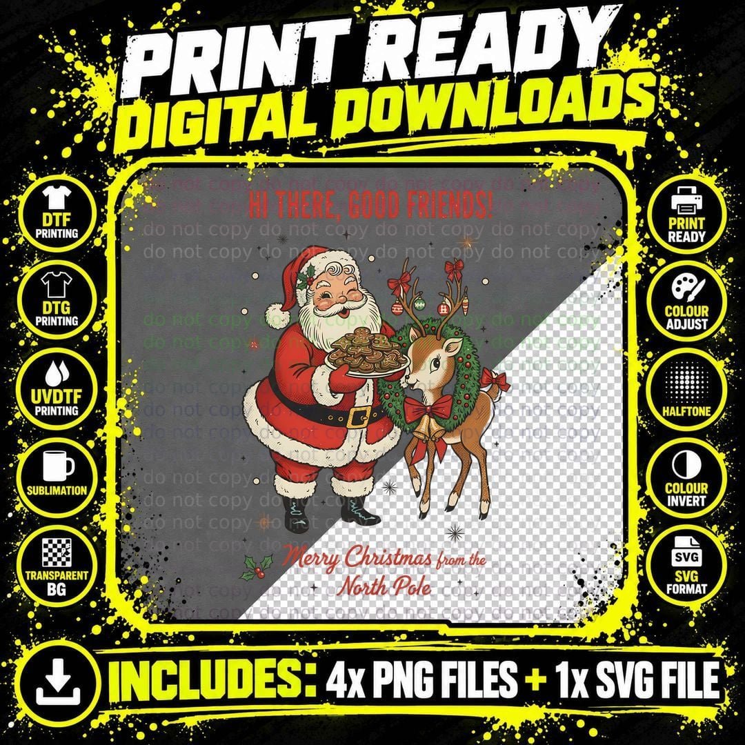 Gingerbread Cookie Company Made with Sugar Spice & Png SVG Digital Bundle