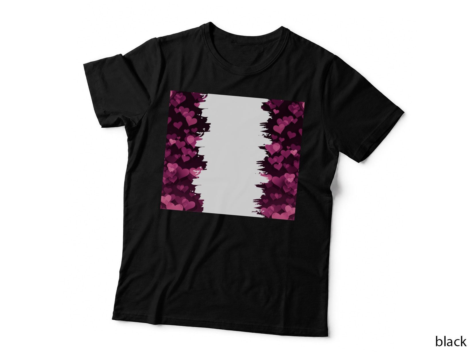 Gold Particle Red Glitter Splash Festive T-Shirt