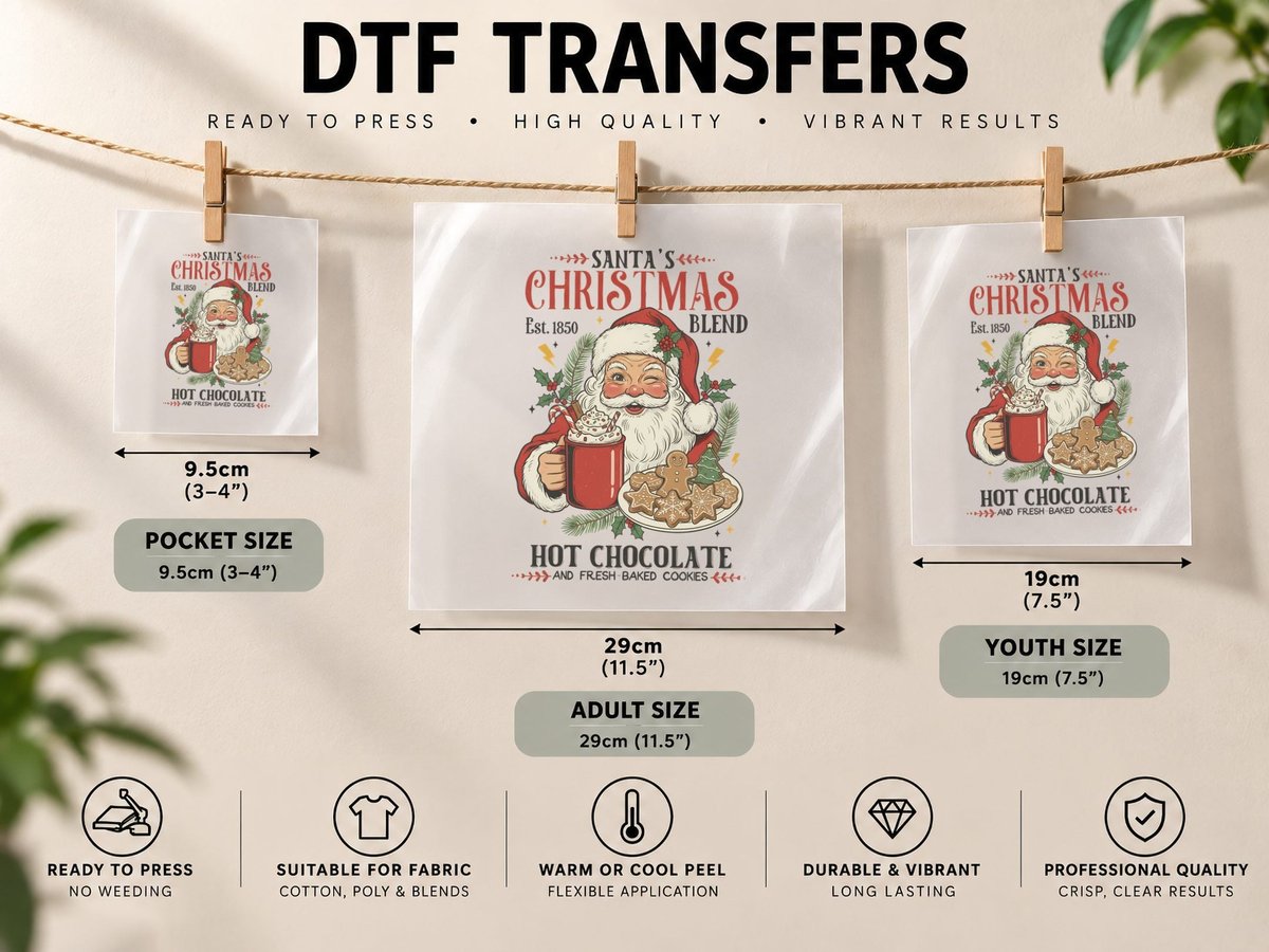 Hi There Good Friends! Merry Christmas from the North Pole DTF Transfer Iron On