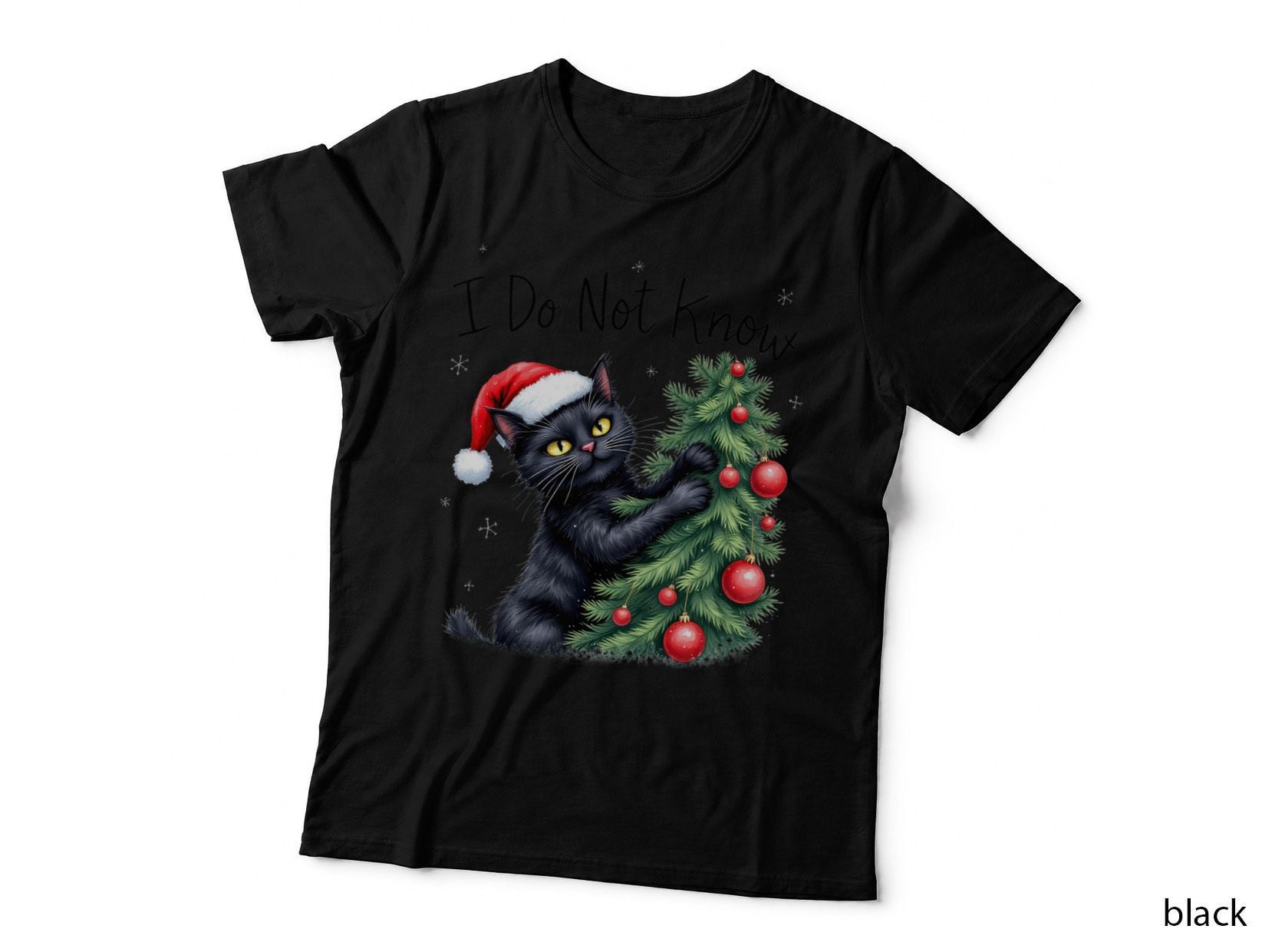 I Do Not Know Christmas T-Shirt, Funny Xmas Tee, Xmas Humor Shirt