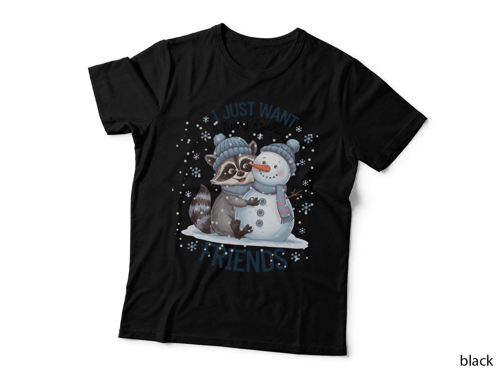 I Just Want Furry Friends Winter T-Shirt