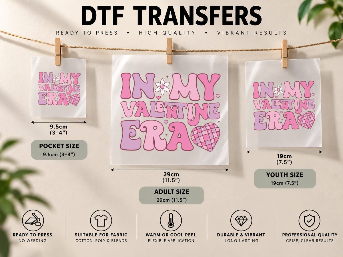 In My Valentine Era Multicolor Bubble Letters Disco Ball DTF Transfer Iron On