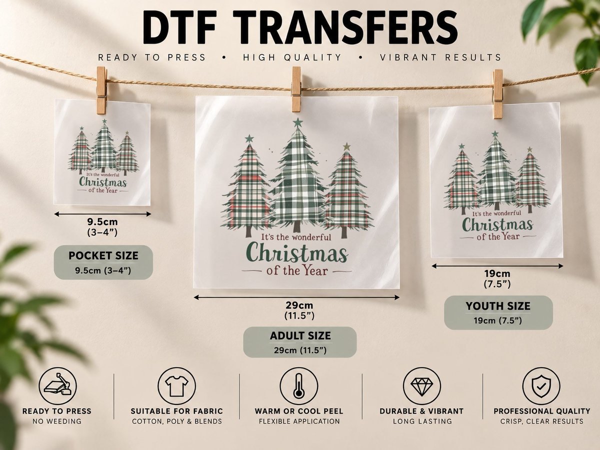 It's the Wonderful Christmas of the Year Christmas DTF Transfer Iron On