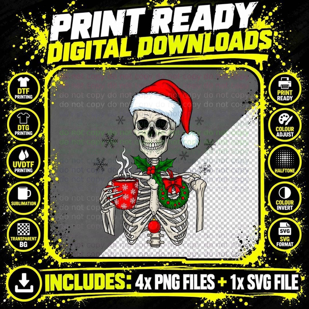 Just Working for Christmas T-Shirt, Funny Xmas Tee Png SVG Digital Bundle