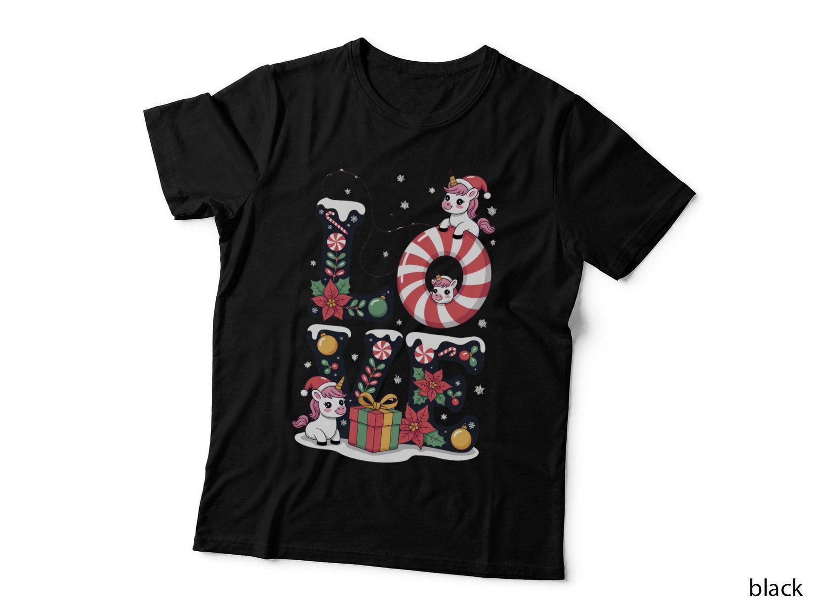 Love Christmas T-Shirt, Funny Xmas Tee, Xmas Humor Shirt