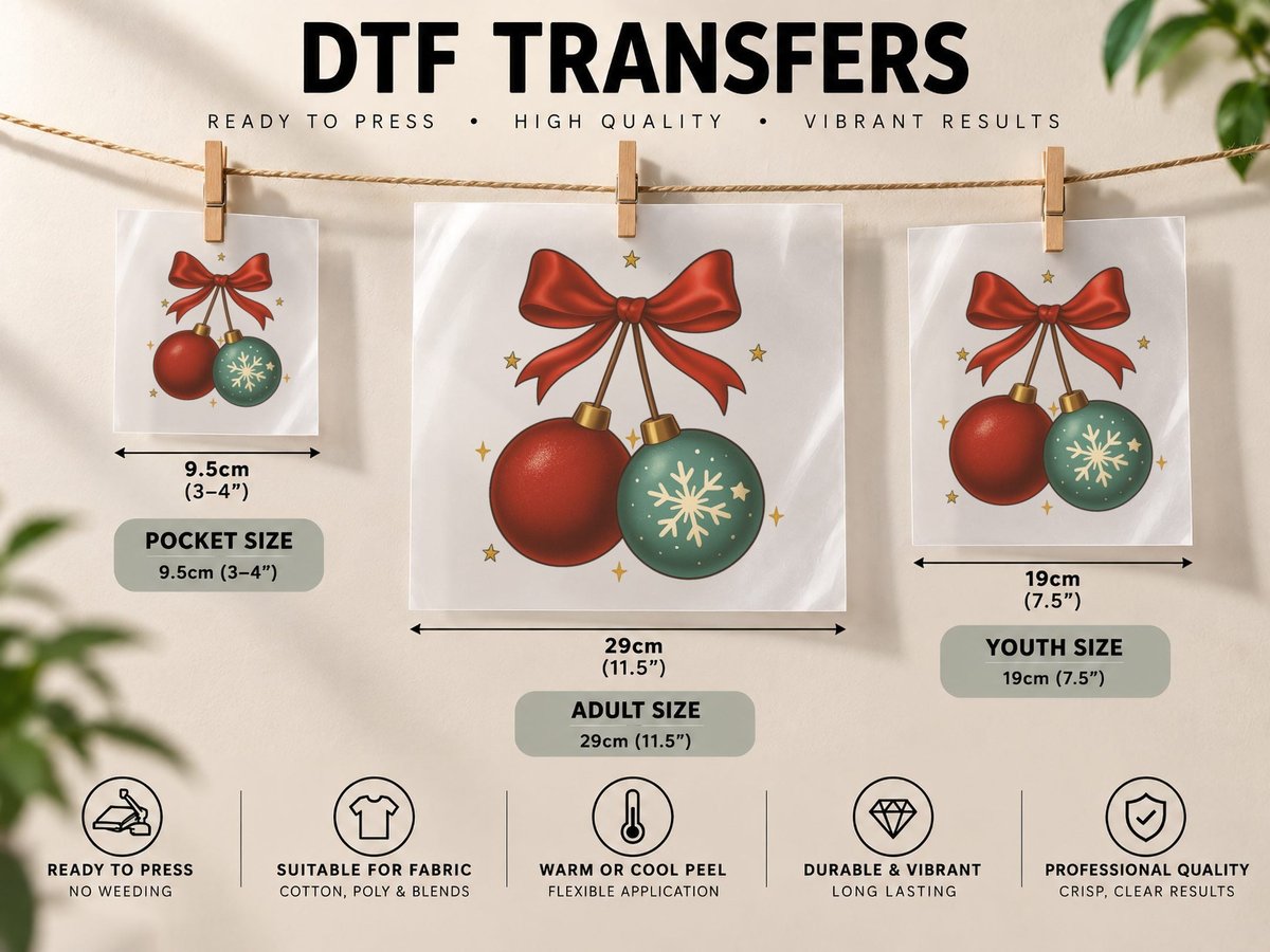 Merry Christmas Design, Funny Xmas, Ugly DTF Transfer Iron On