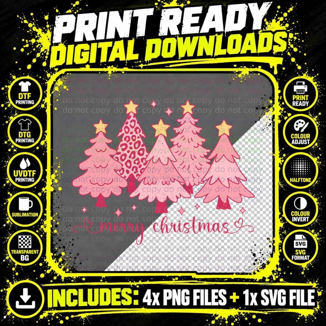 Merry Christmas Graphic T-Shirt, Funny Xmas Tee Png SVG Digital Bundle
