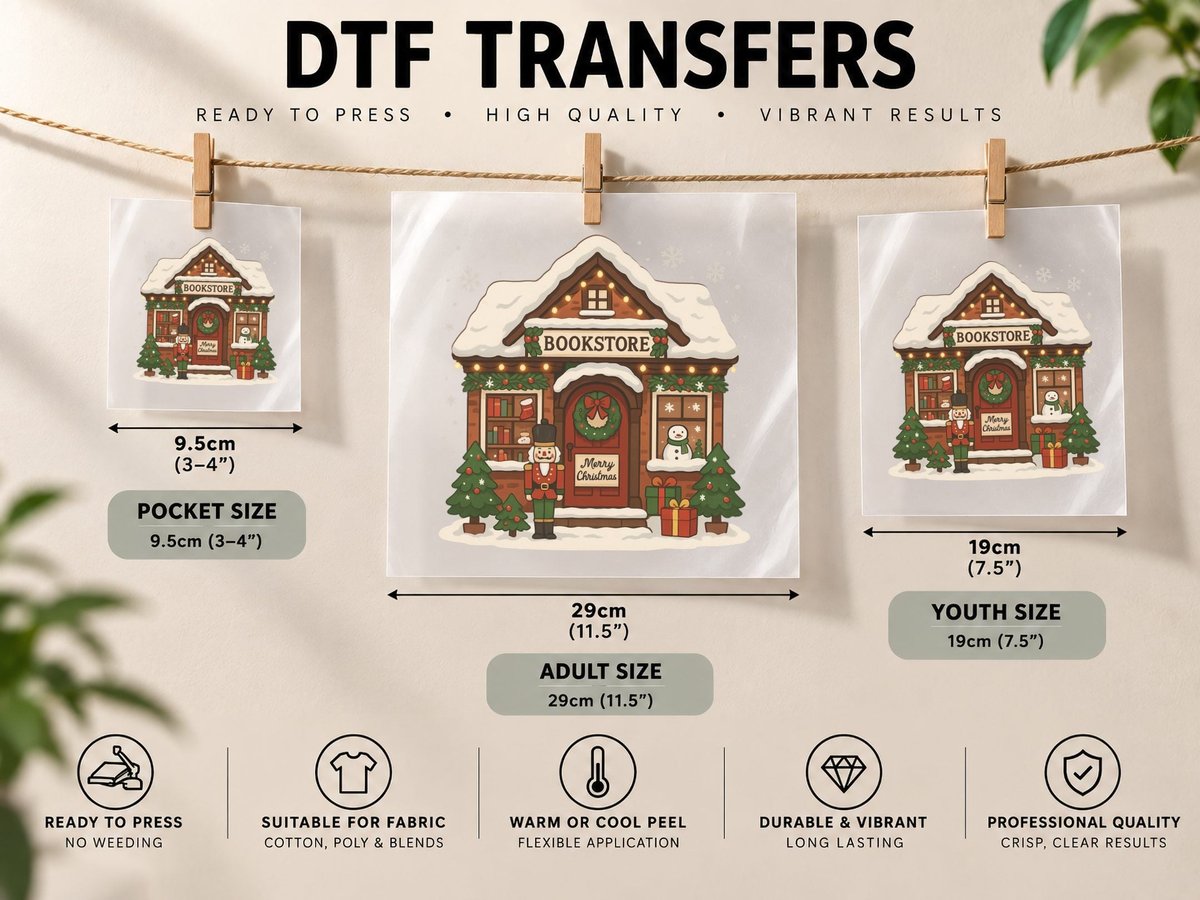 Merry Christmas Print, Funny Xmas, Ugly DTF Transfer Iron On