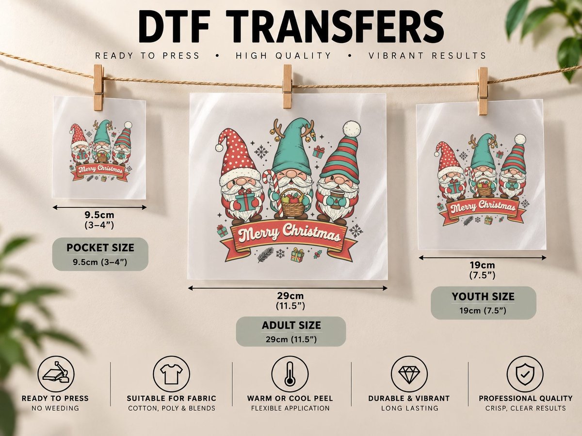 Merry Christmas Style, Funny Xmas DTF Transfer Iron On